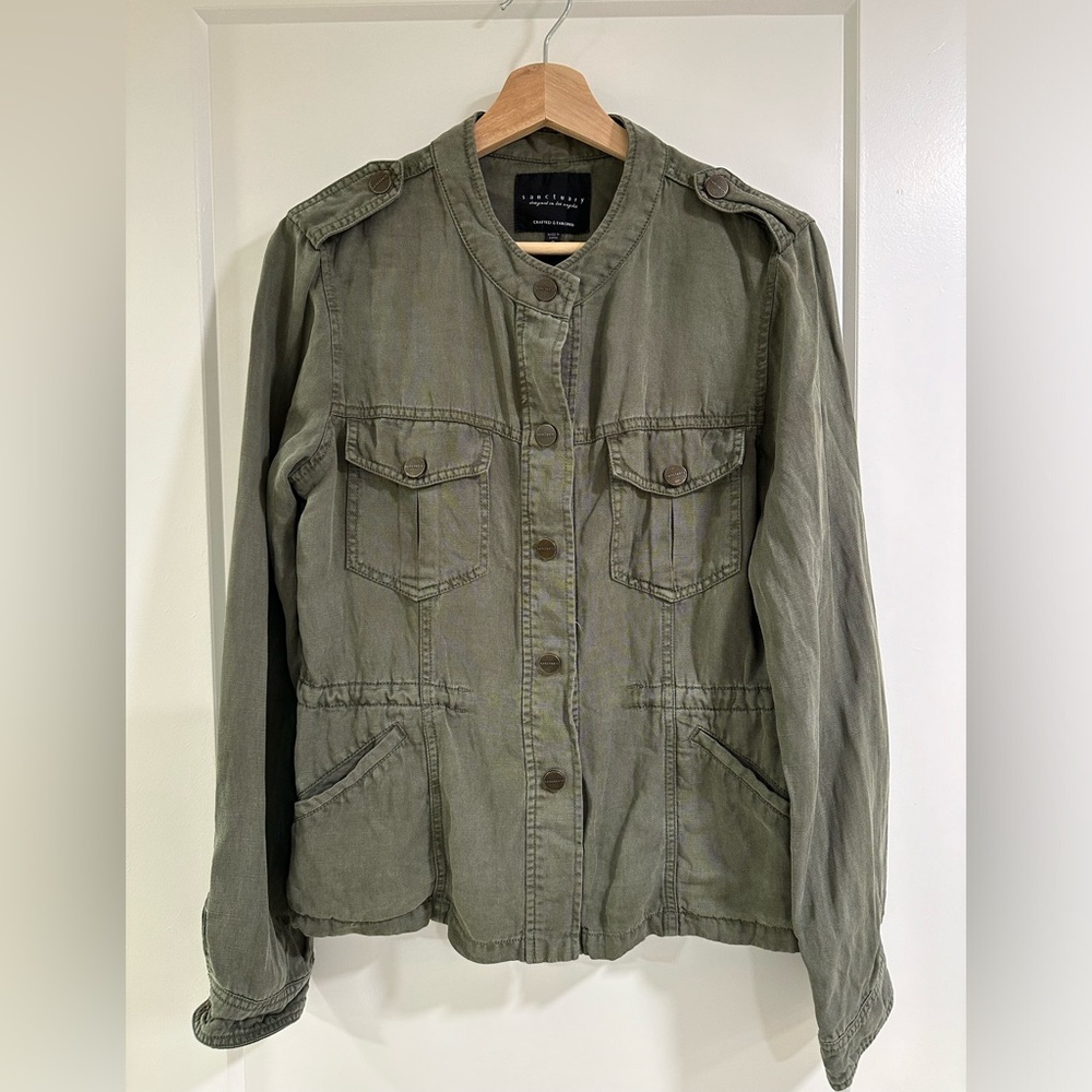 Sanctuary Green jacket Sz S